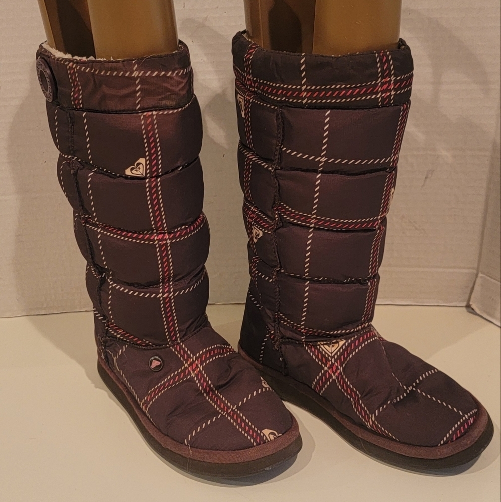 ROXY BROWN‎ PULL-ON MID CALF BOOTS (sz 6)